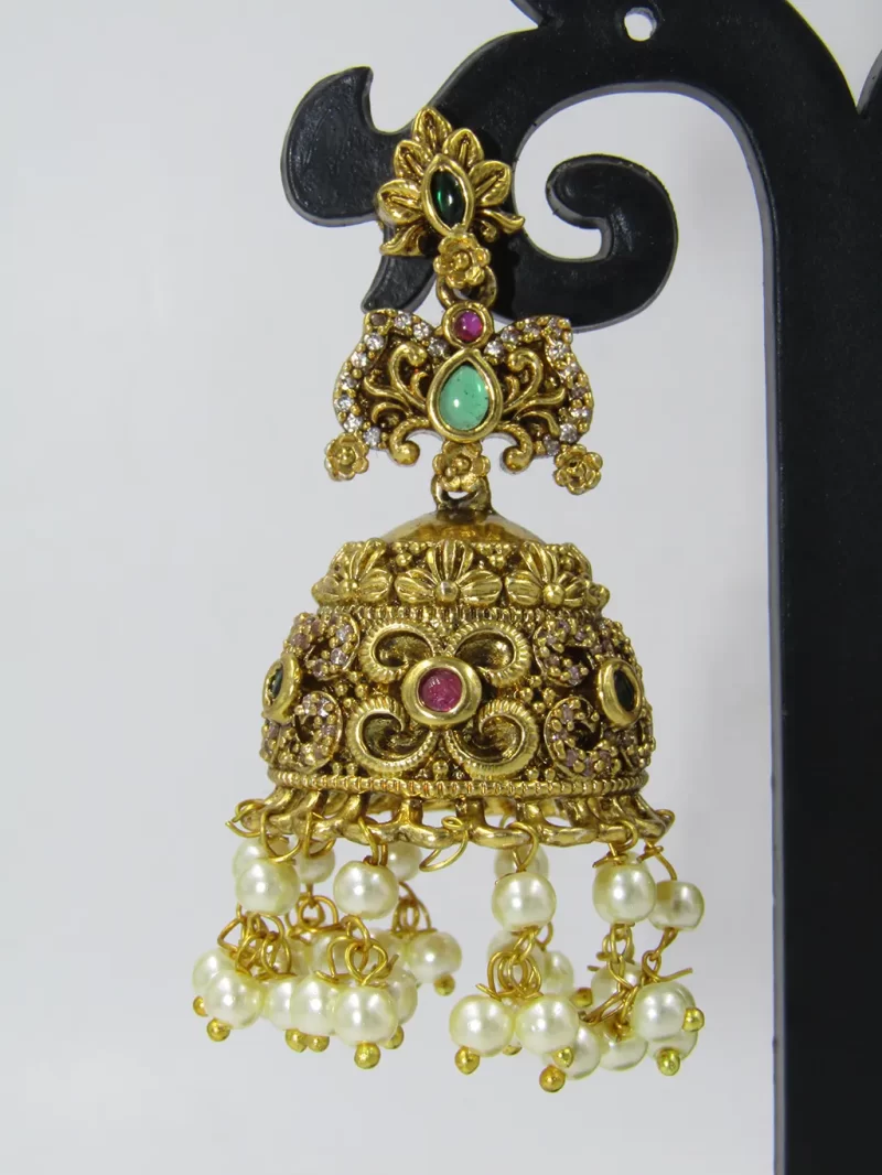 Jhumkas-Antique Earring - Image 2