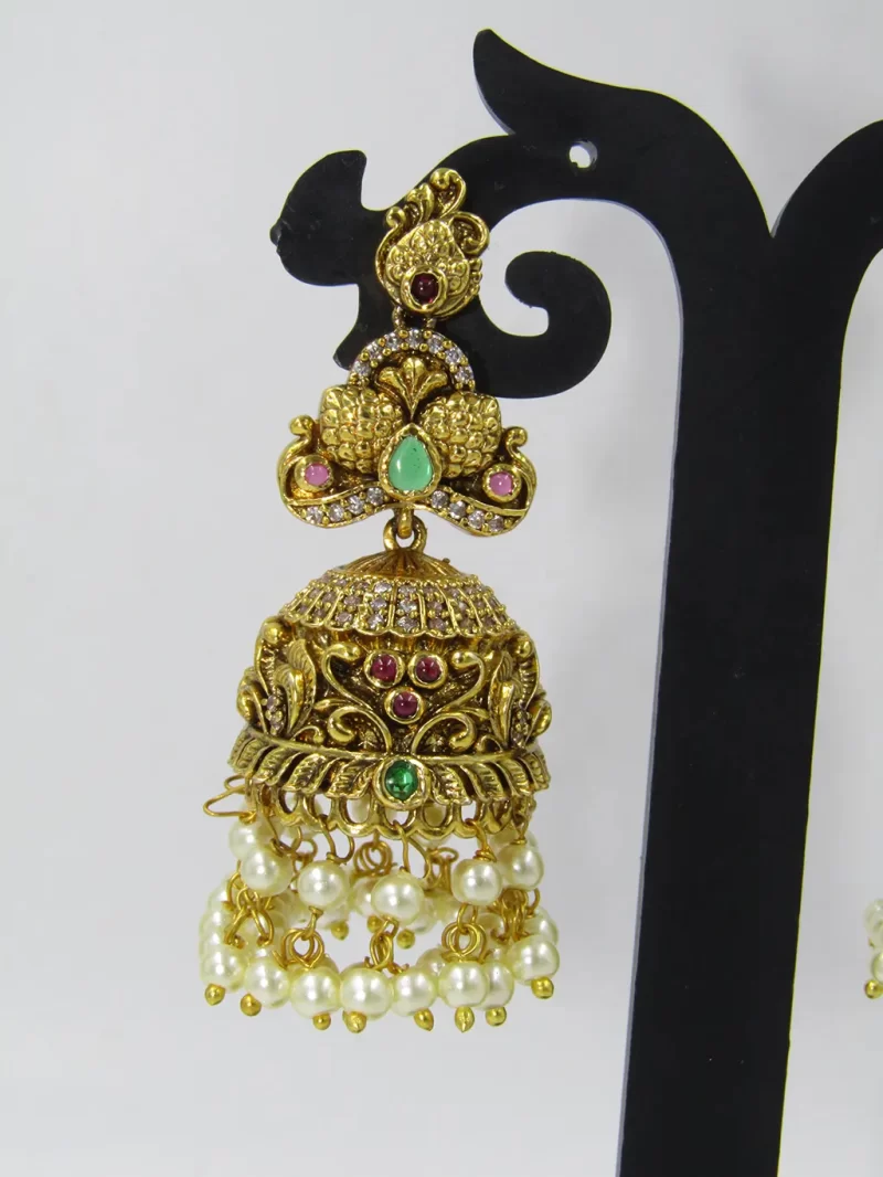 Jhumkas-Antique Earring - Image 2
