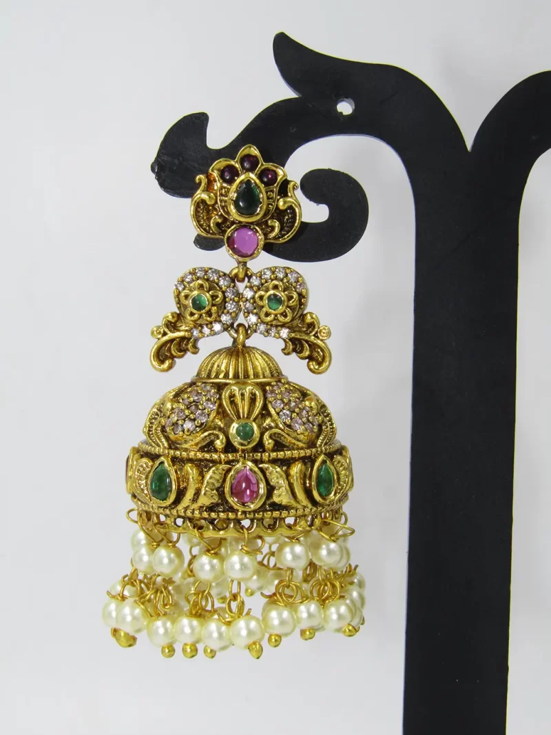 Jhumkas-Antique Earring - Image 2