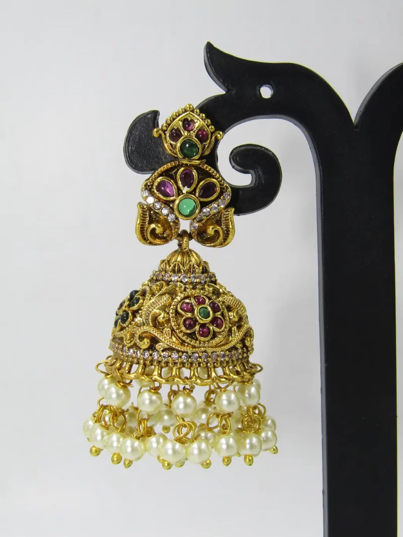 Jhumkas-Antique Earring - Image 2