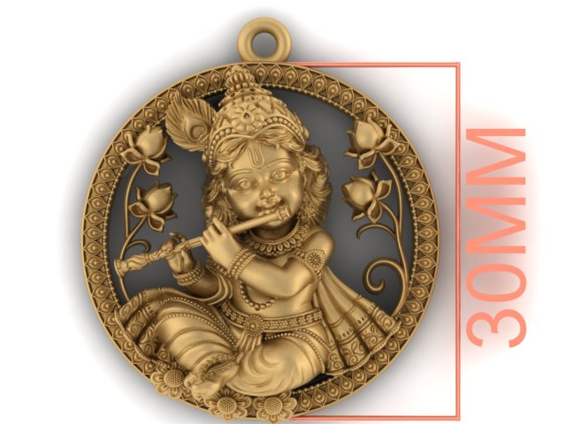 Krishna Pendant