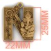 N Letter Pendant